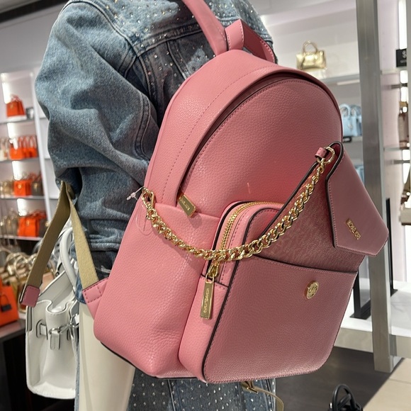 MICHAEL KORS Maisie Medium Pebbled Leather 2-in-1 Backpack
Carnation 
NWT - Picture 15 of 16